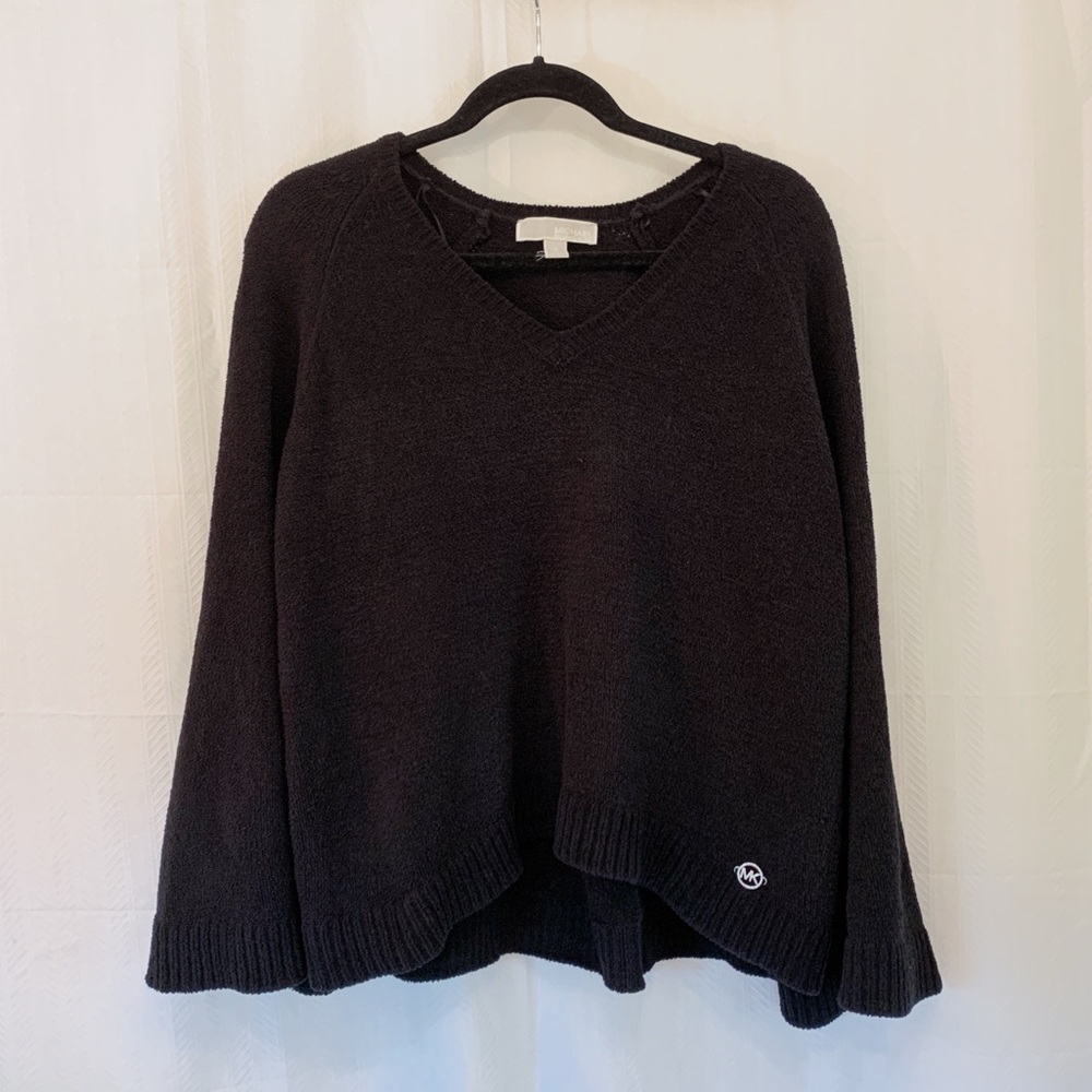 Michael Kors Soft Black Oversize Sweater - Size S